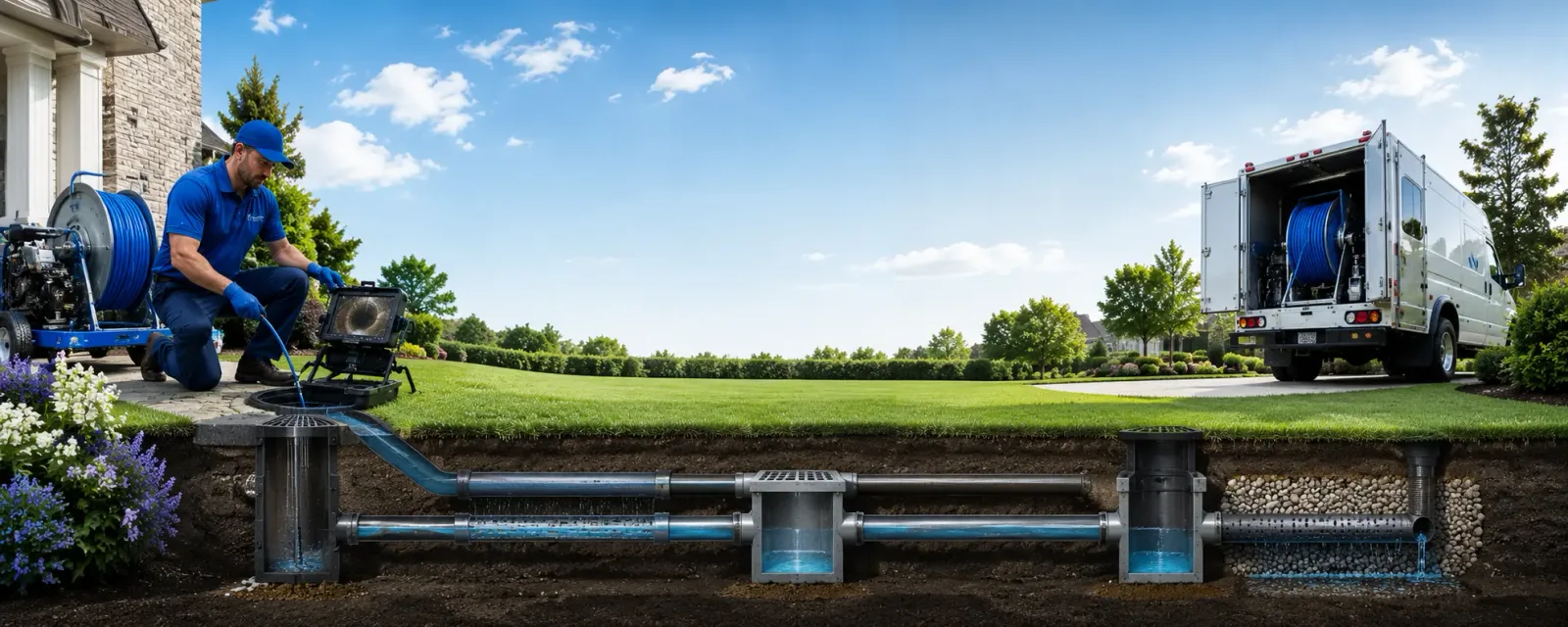 Outdoor drain cleaning information for Indian River, MI