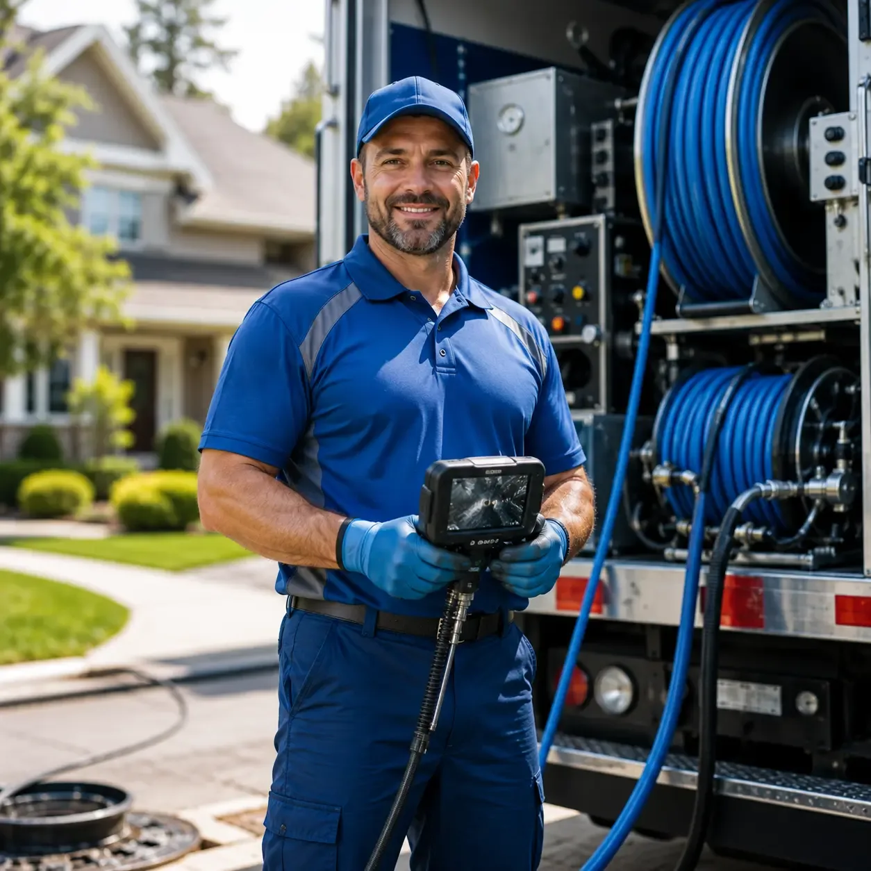 Local outdoor drain cleaning specialists in Indian River, MI